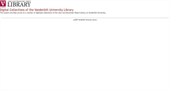 Desktop Screenshot of diglib.library.vanderbilt.edu