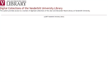Tablet Screenshot of diglib.library.vanderbilt.edu