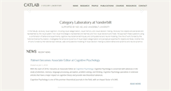 Desktop Screenshot of catlab.psy.vanderbilt.edu