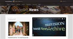 Desktop Screenshot of news.vanderbilt.edu