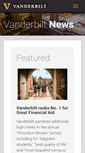 Mobile Screenshot of news.vanderbilt.edu