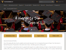 Tablet Screenshot of divinity.vanderbilt.edu