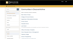 Desktop Screenshot of discoverarchive.vanderbilt.edu