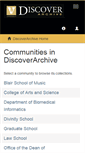 Mobile Screenshot of discoverarchive.vanderbilt.edu