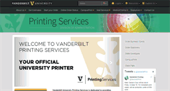 Desktop Screenshot of printingservices.vanderbilt.edu