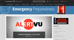 Desktop Screenshot of emergency.vanderbilt.edu
