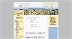 Desktop Screenshot of lectionary.library.vanderbilt.edu